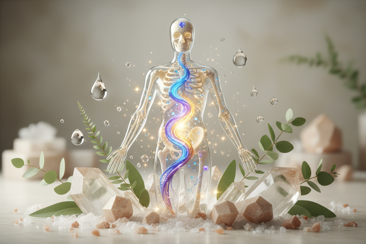  Restoring ionic balance fuels energy production, detoxification, and skeletal strength. 